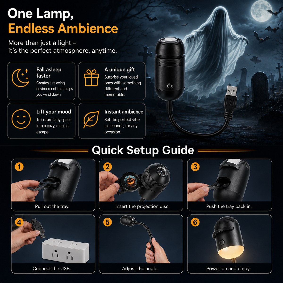 Mini Projector Halloween